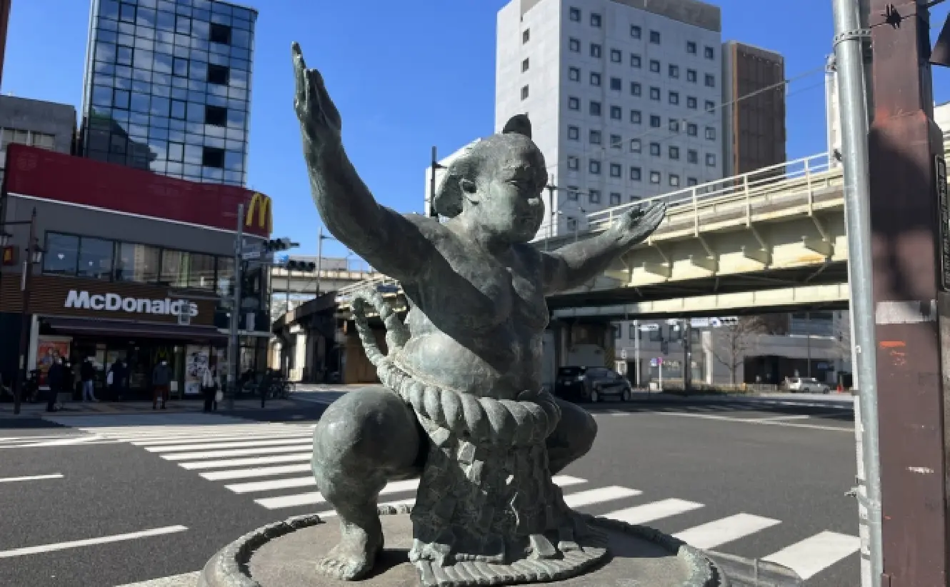 Statues of Sumo Wrestlers